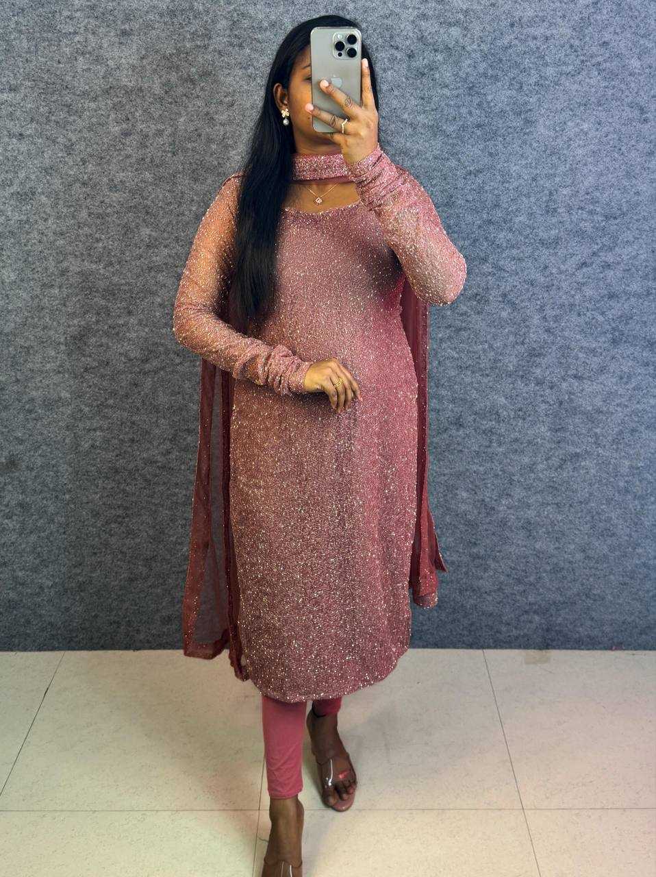 Ekaparna Net Party Wear Kurti