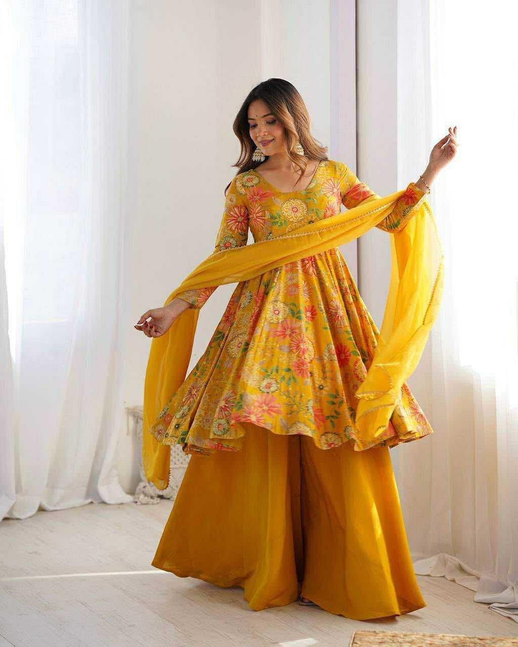 Evani Faux Georgette Printed Suit