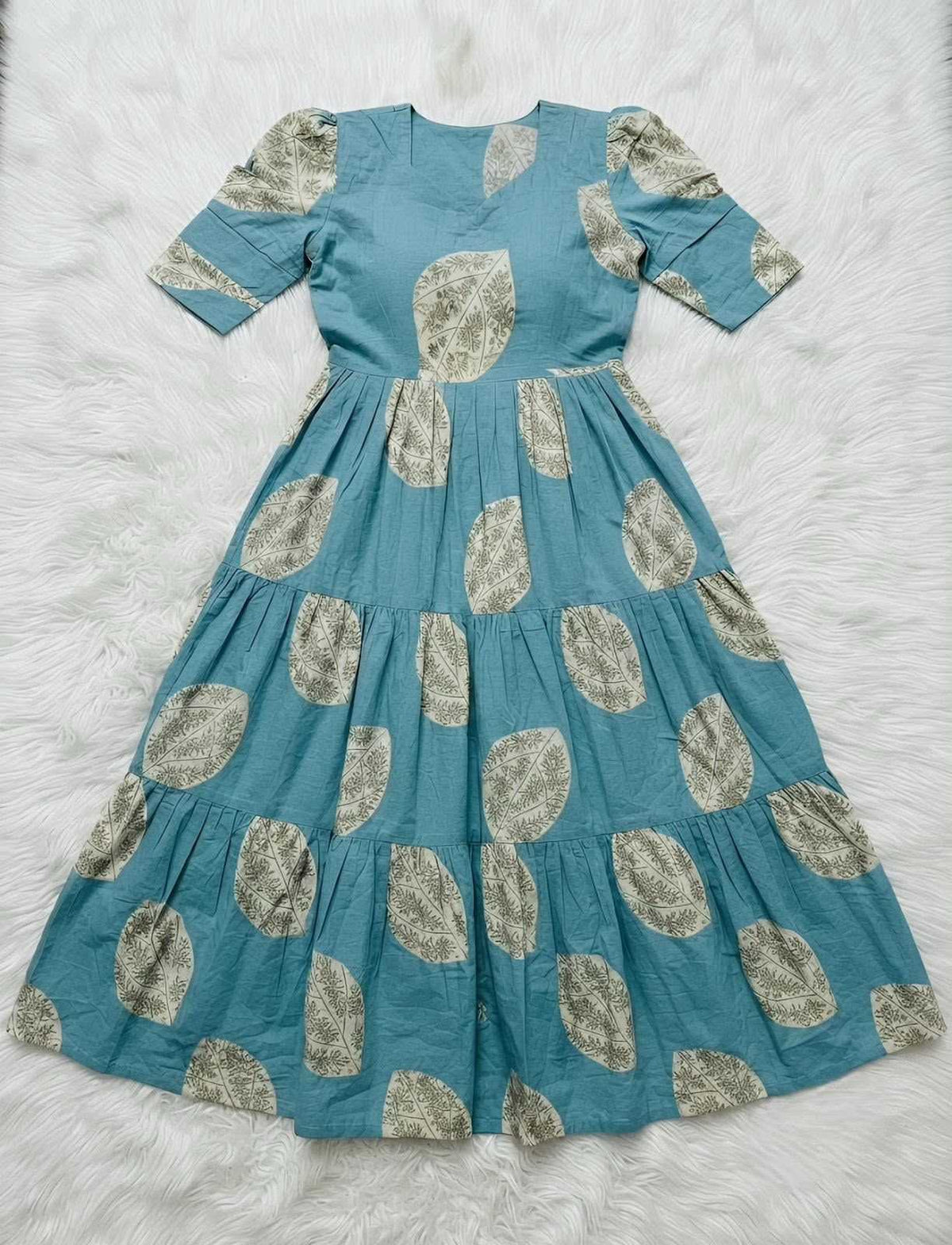 Evani Soft Cotton Printed Gown