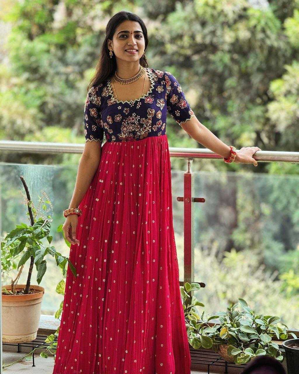 Haimavati Georgette Embroidery Gown