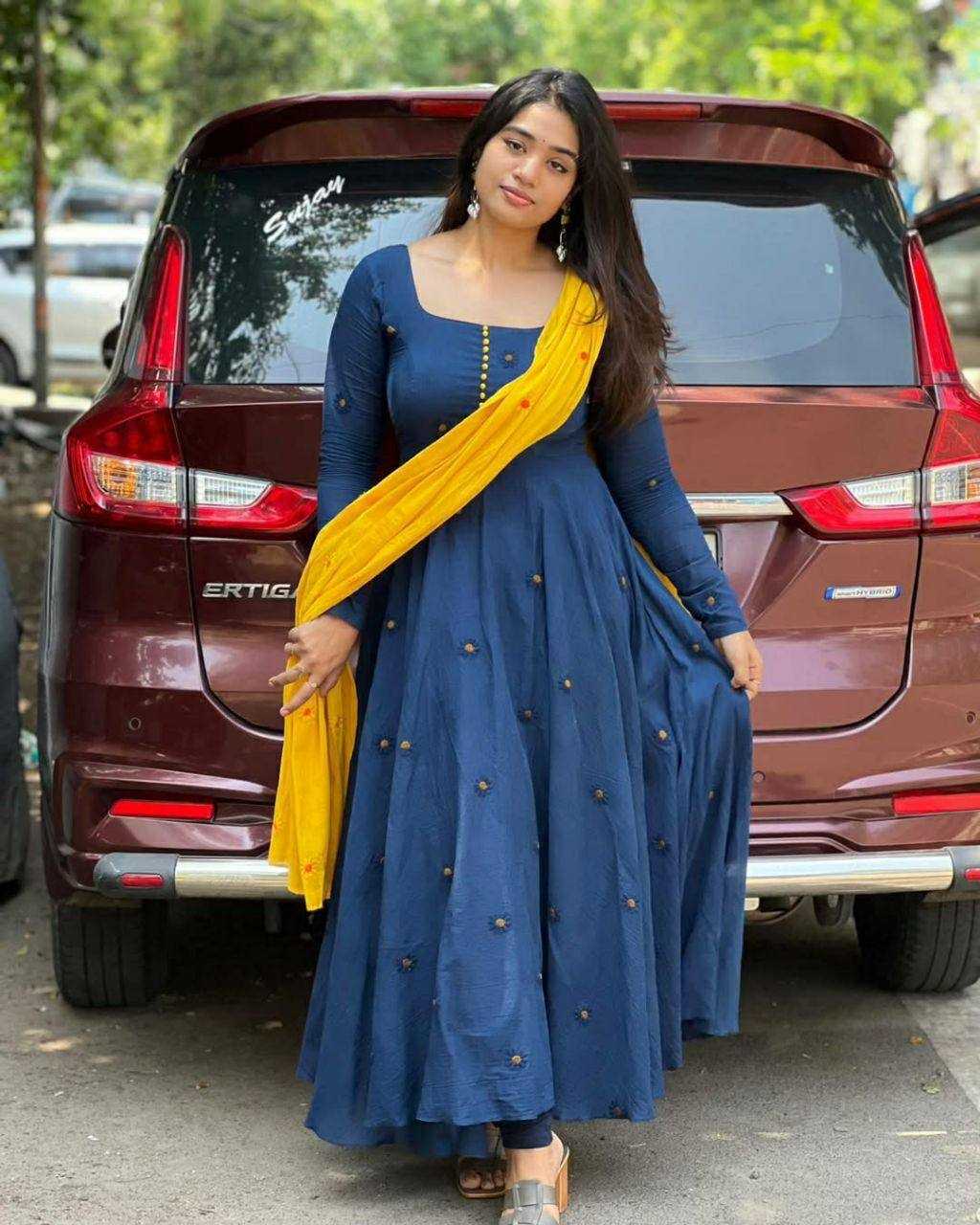 Keshini Georgette Embroidery Gown