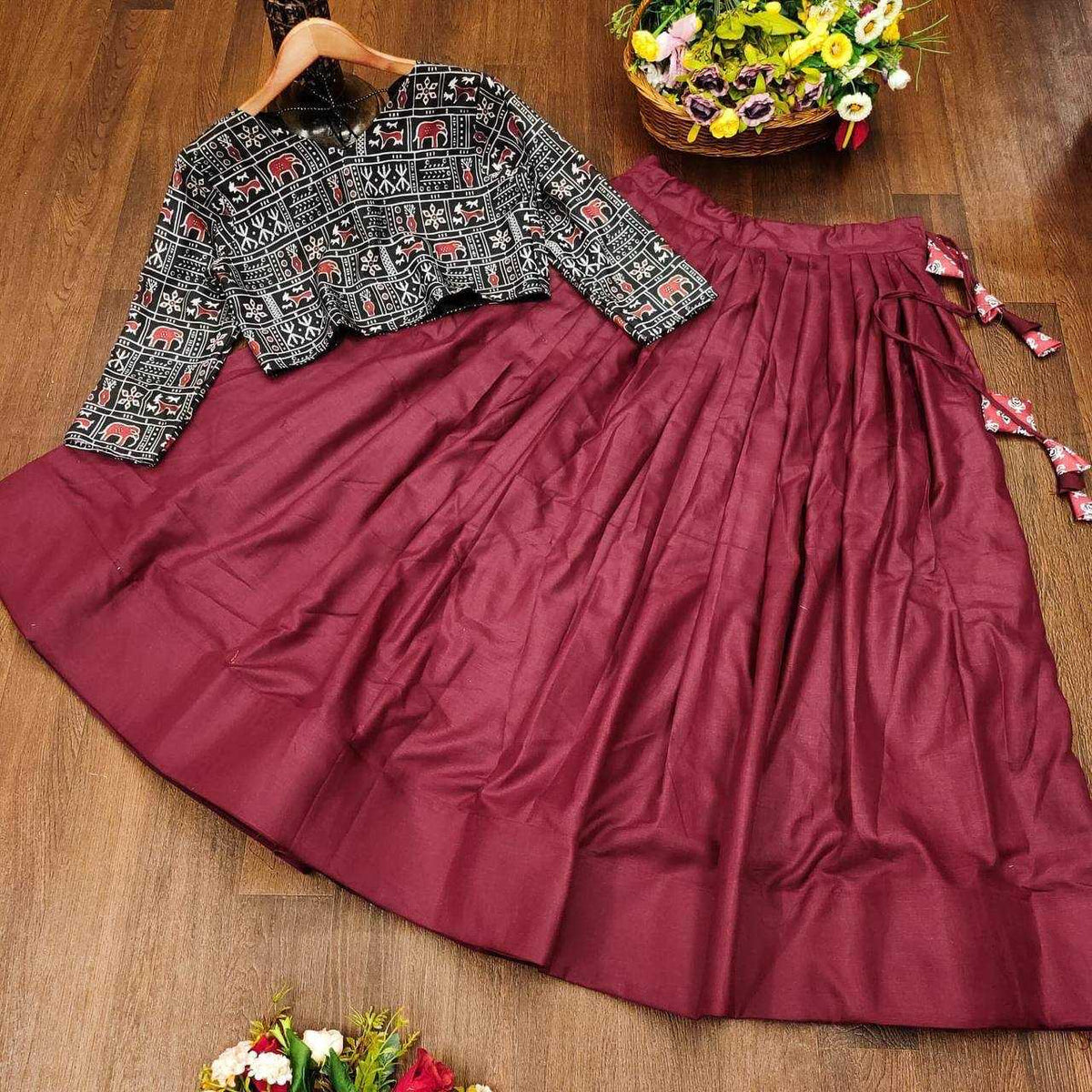Manjari Cotton Designer Lehenga