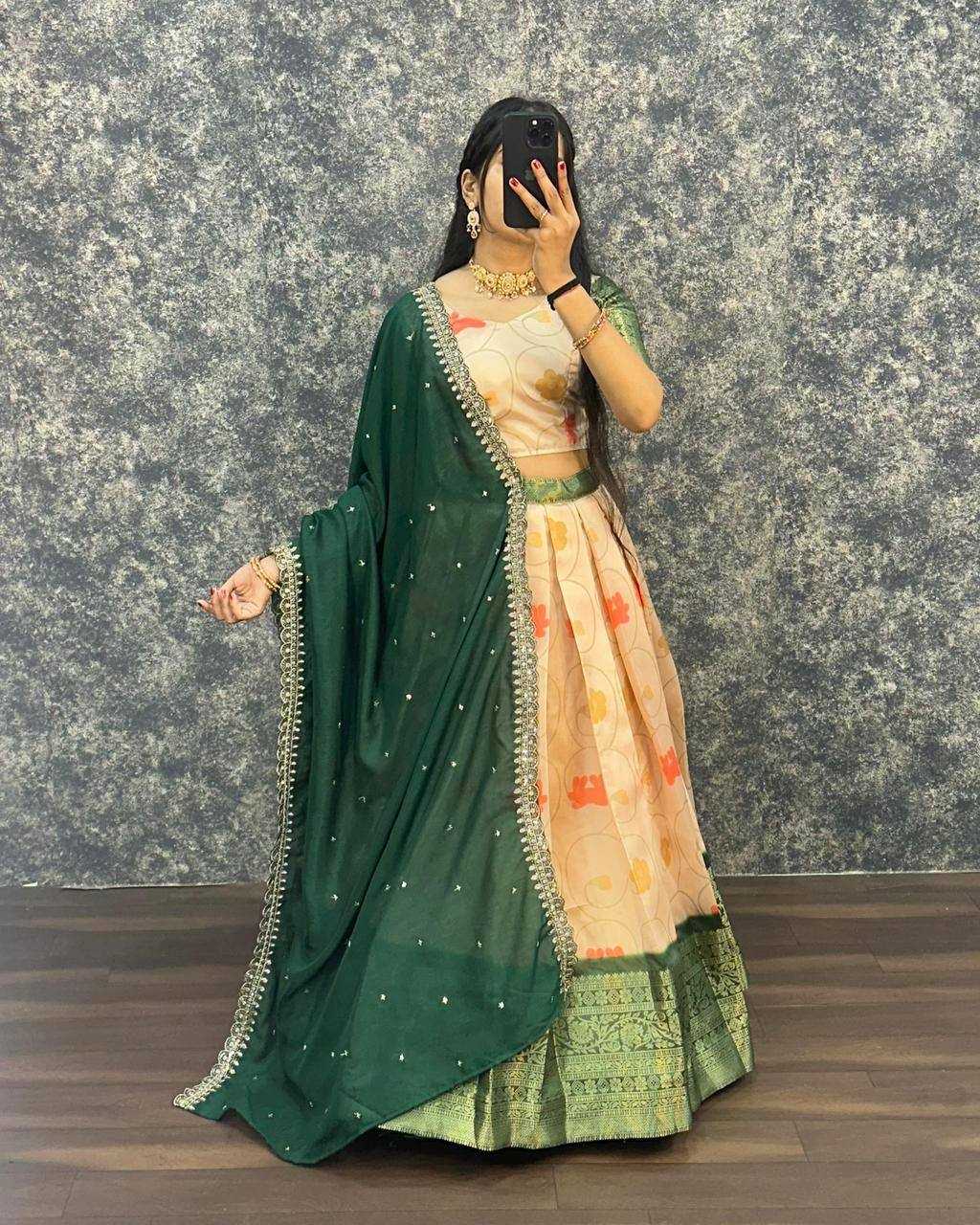 Mrinalini Lichi Silk Traditional Lehenga