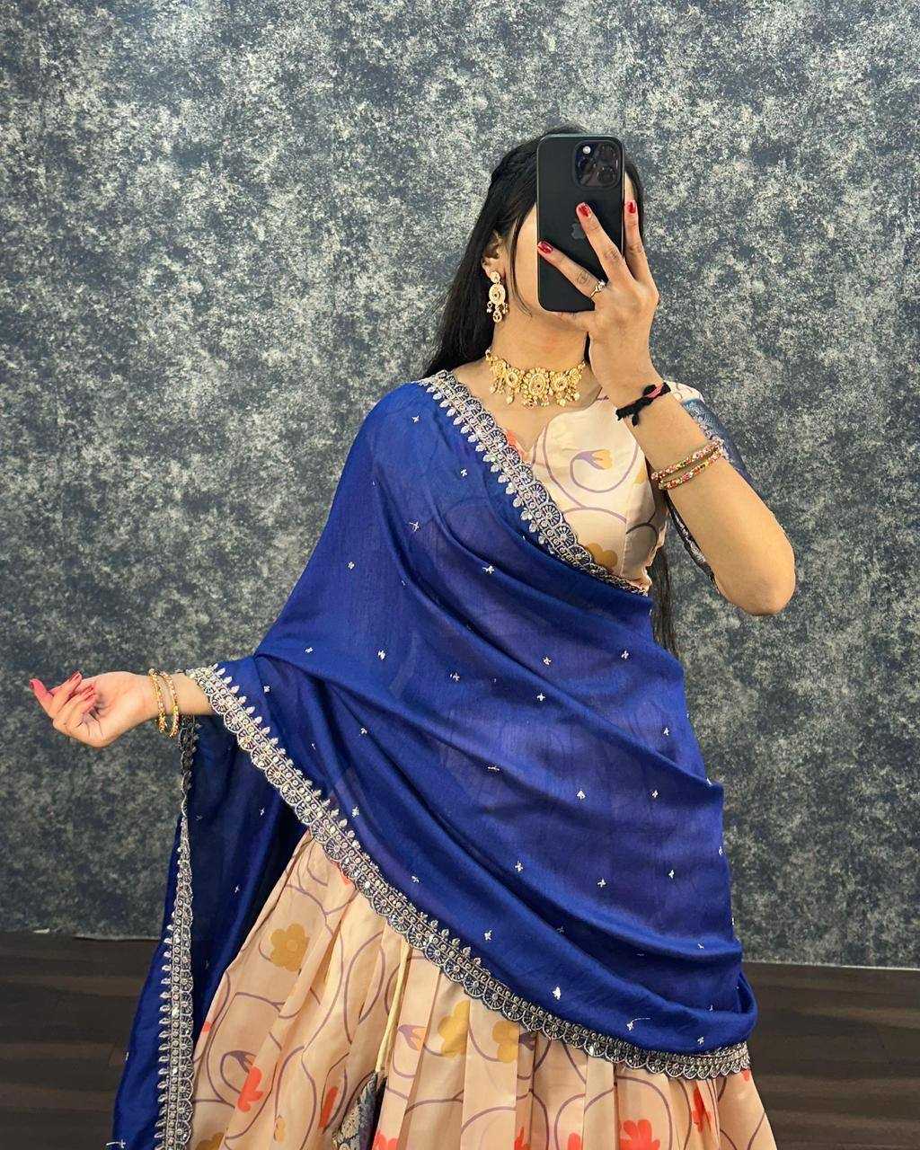 Mrinalini Lichi Silk Traditional Lehenga