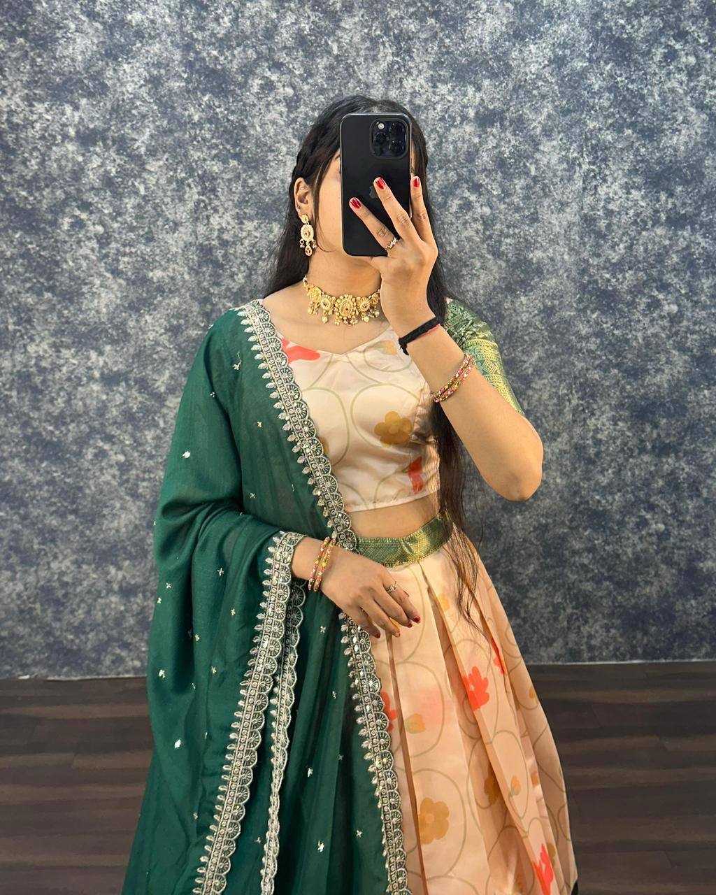 Mrinalini Lichi Silk Traditional Lehenga