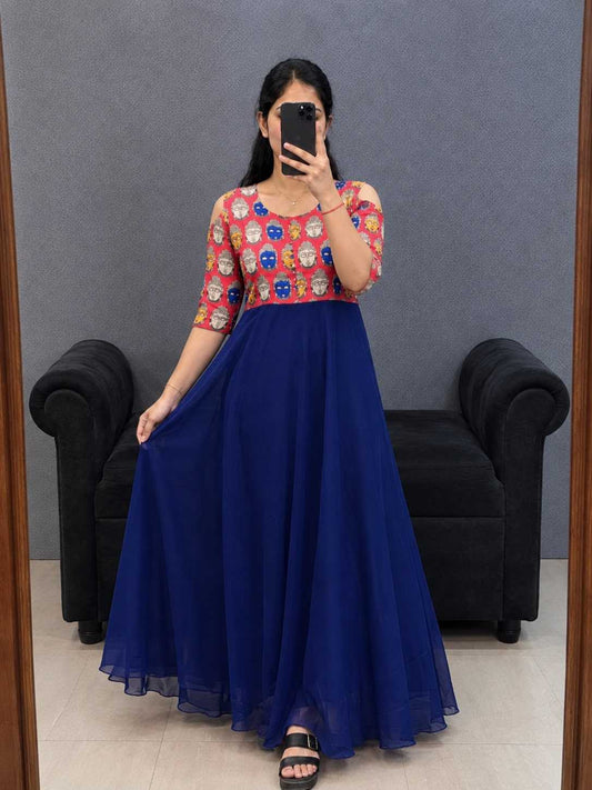 Nisa Premium Georgette Fancy Gown