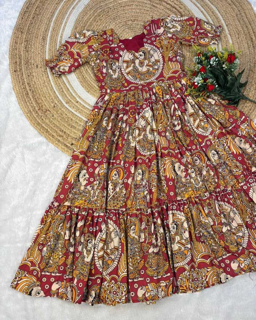 Nitya Muslin Cotton Printed Gown