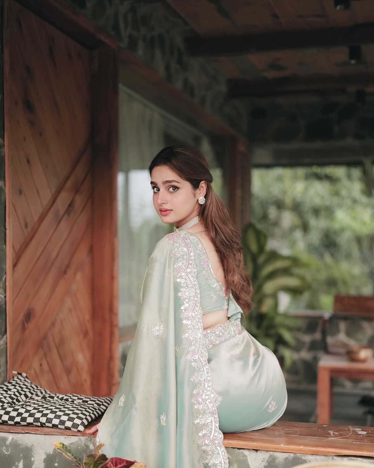 Satin Silk Party Wear Saree