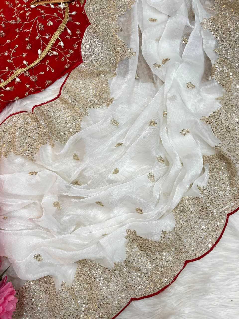 Chiffon Sequence Saree