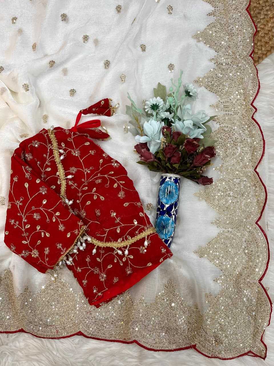 Chiffon Sequence Saree