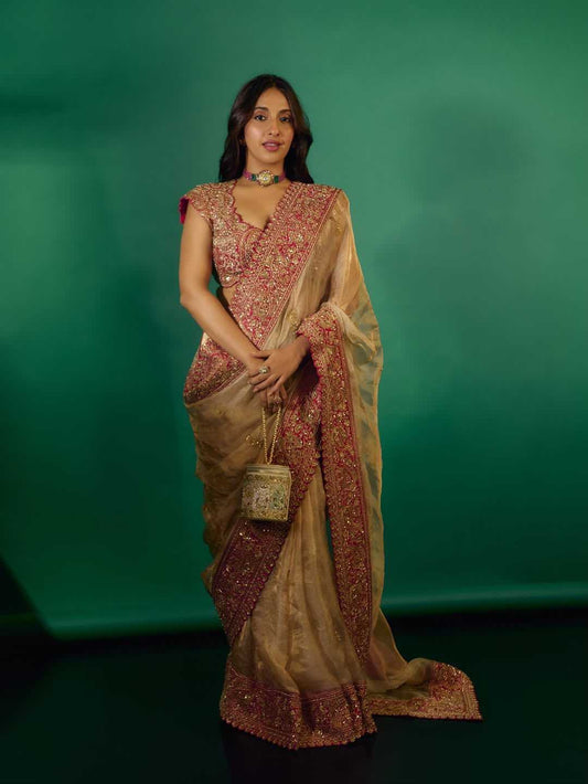 Akansha Rangoli Silk Designer Saree