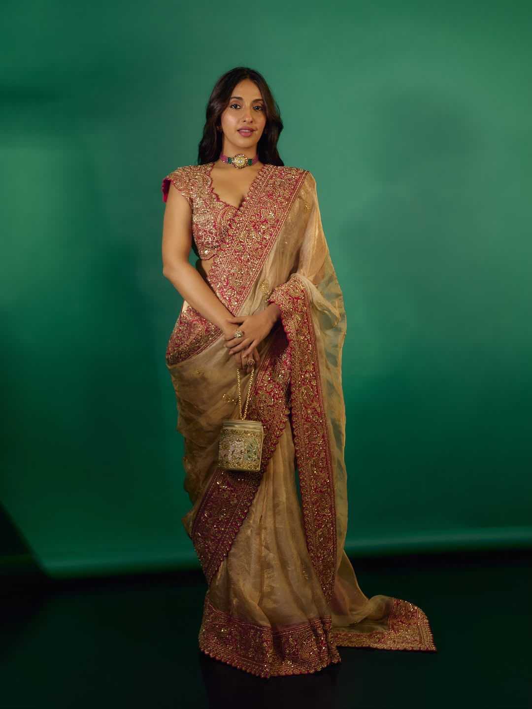Akansha Rangoli Silk Fancy Saree