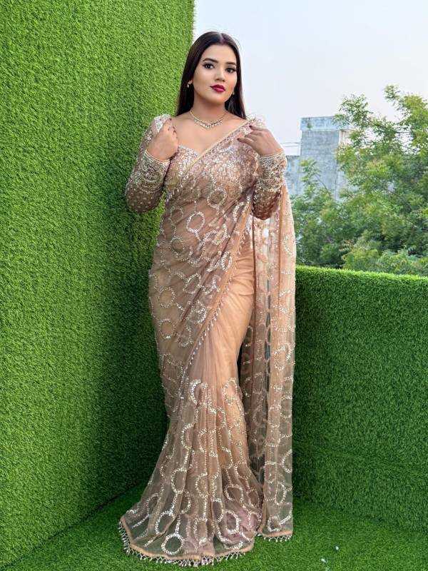 Alka Soft Net Designer Saree