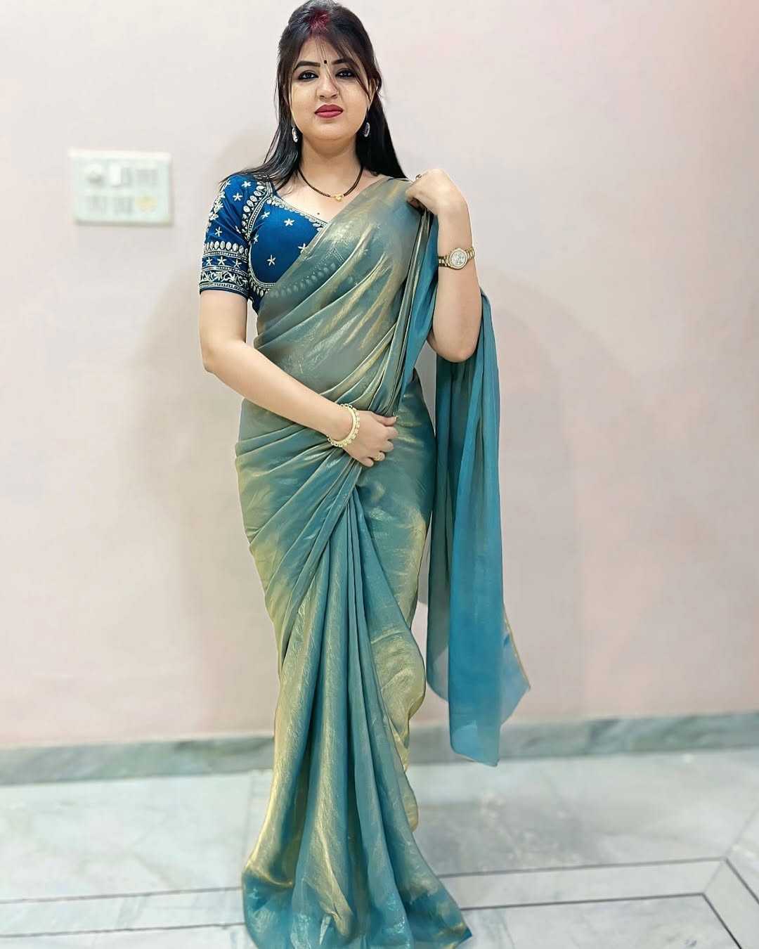 Anika Space Silk Designer Saree