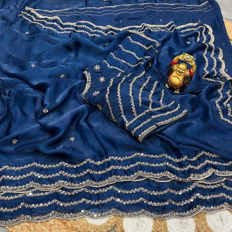 Katrina Satin Designer Saree