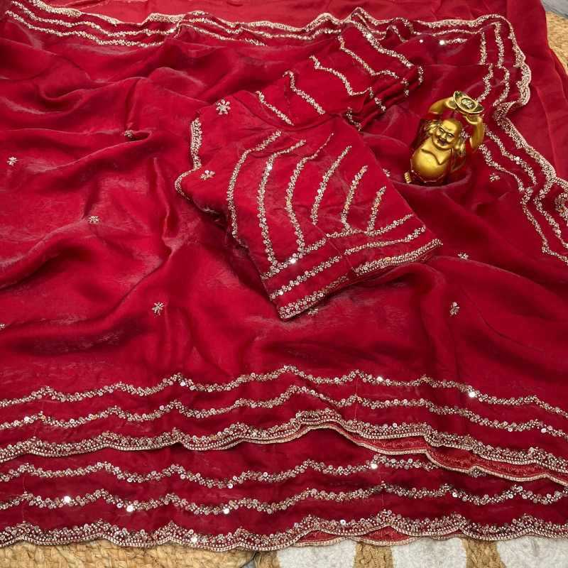 Katrina Satin Designer Saree