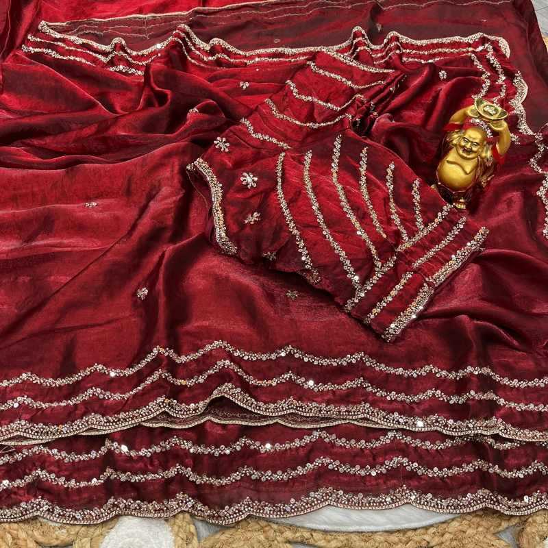 Katrina Satin Designer Saree