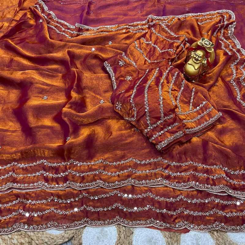 Katrina Satin Designer Saree