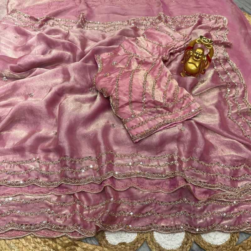 Katrina Satin Designer Saree