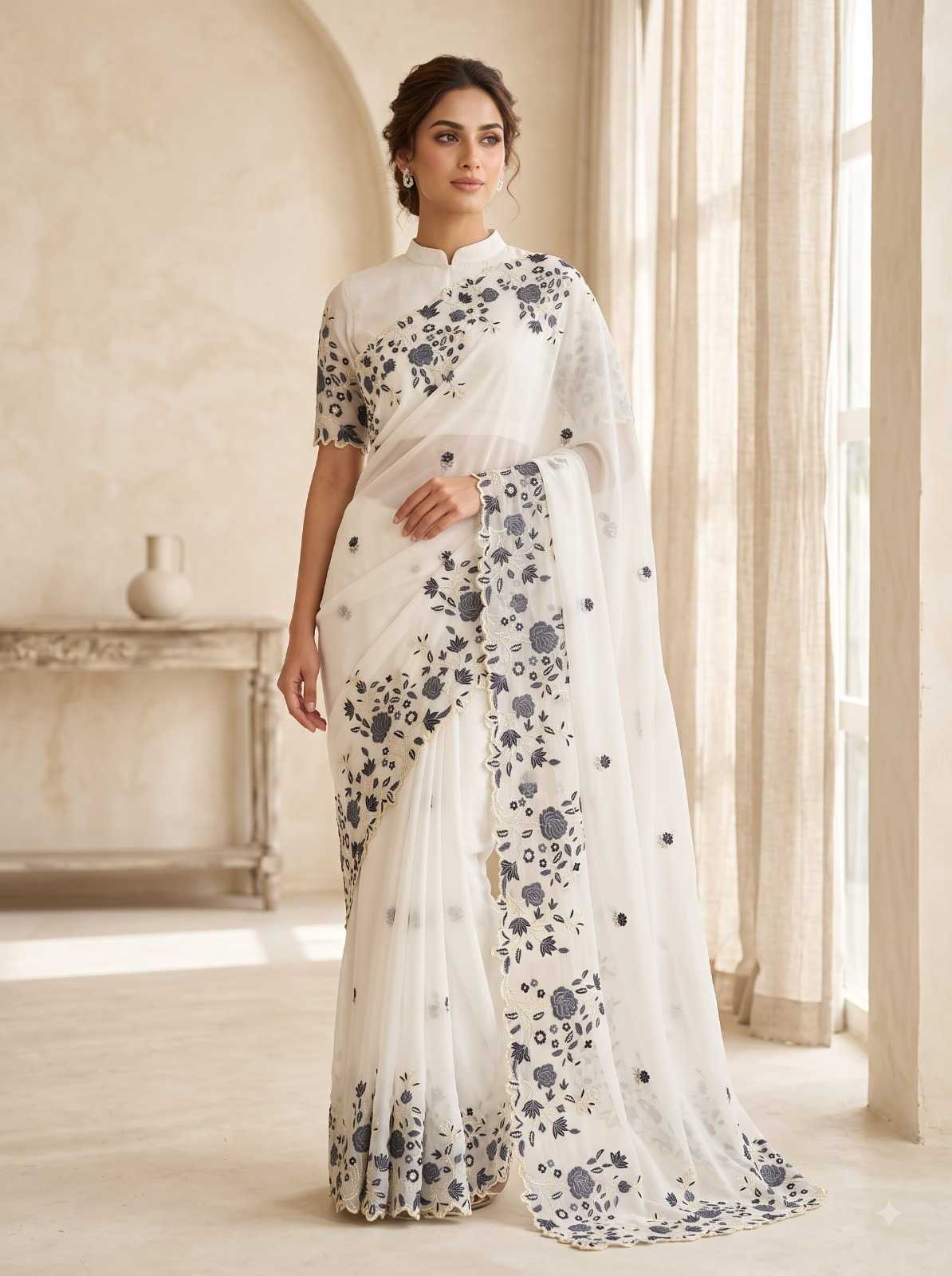 Mani Georgette Saree