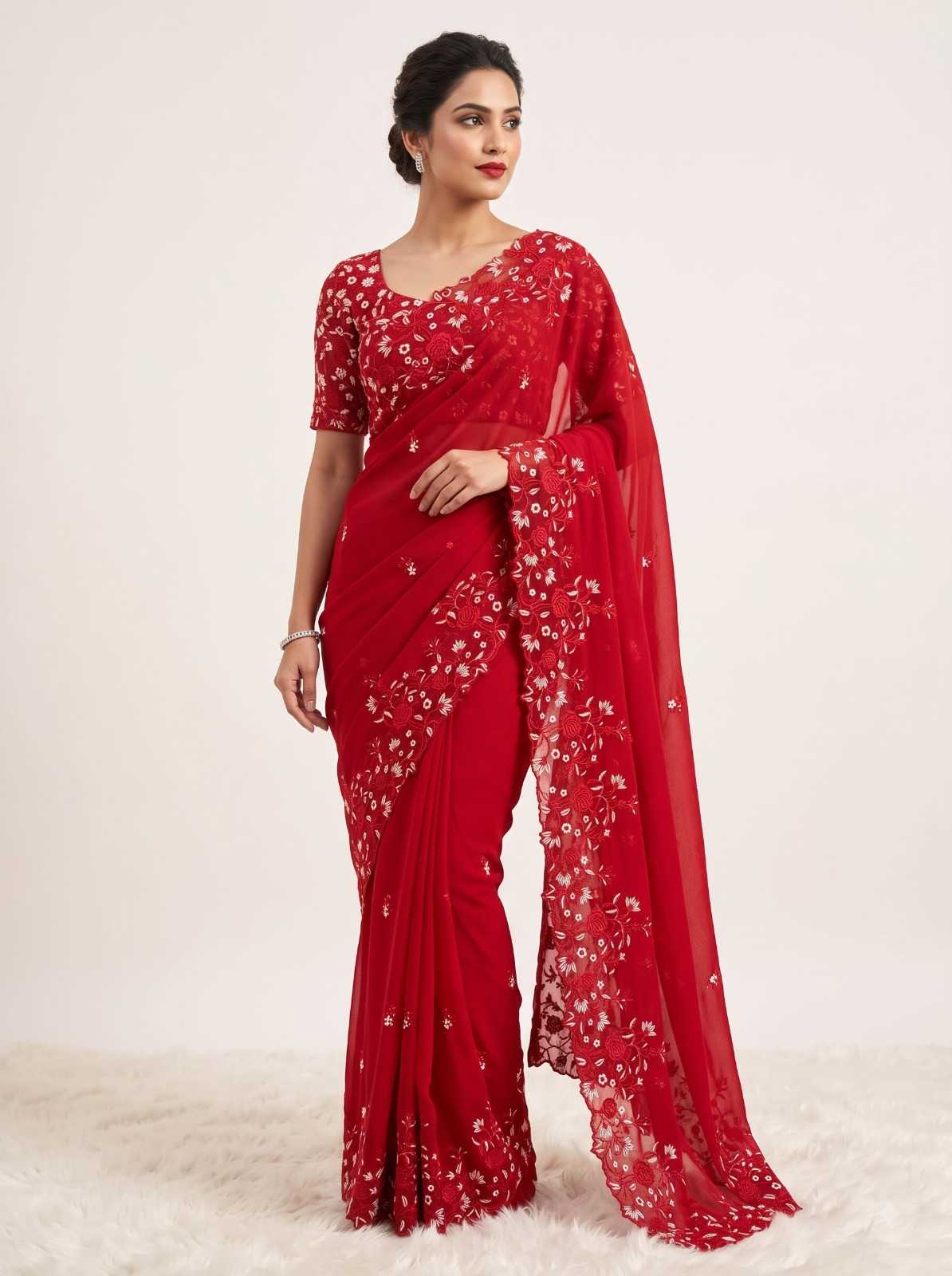 Mani Georgette Saree