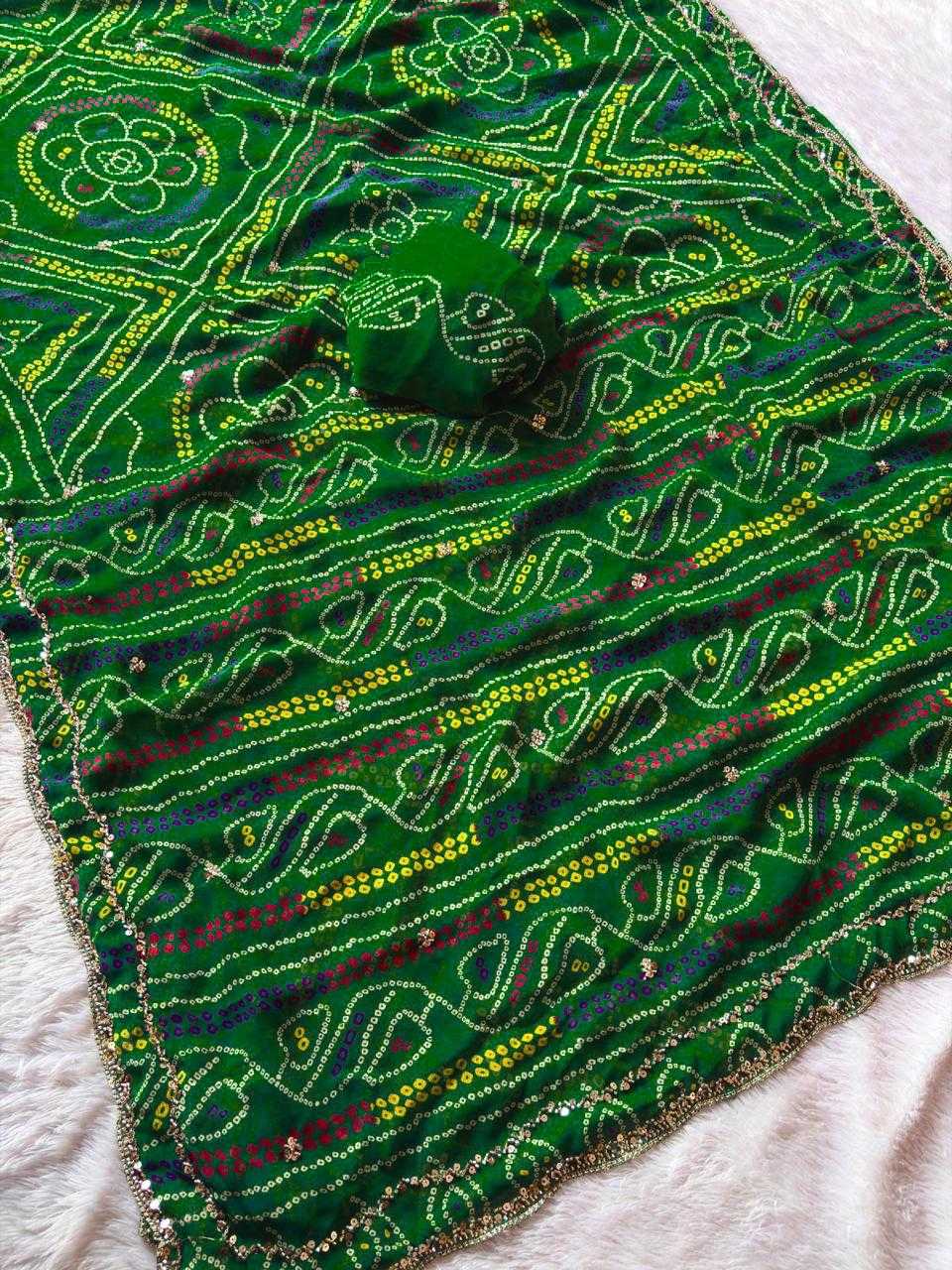 Faux Georgette Printed Saree