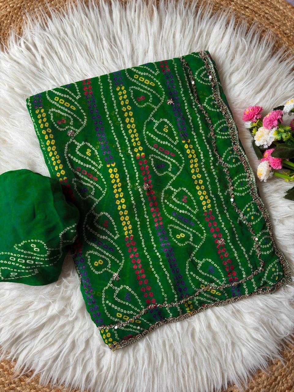 Faux Georgette Printed Saree