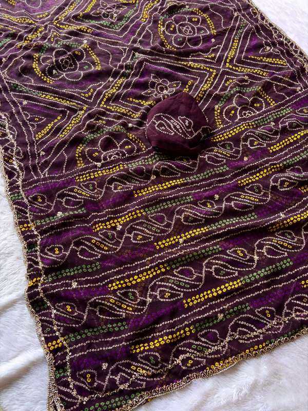 Faux Georgette Printed Saree