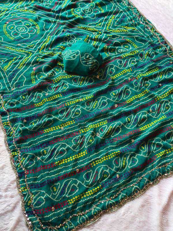 Faux Georgette Printed Saree