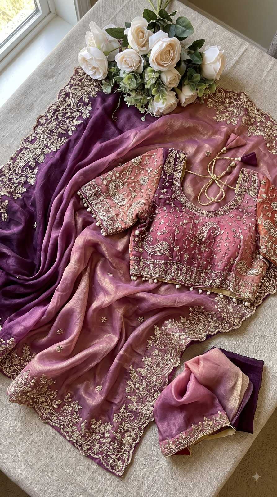 Sinamika Fendy Sequence Saree