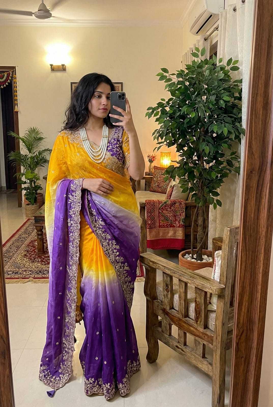 Sinamika Fendy Sequence Saree