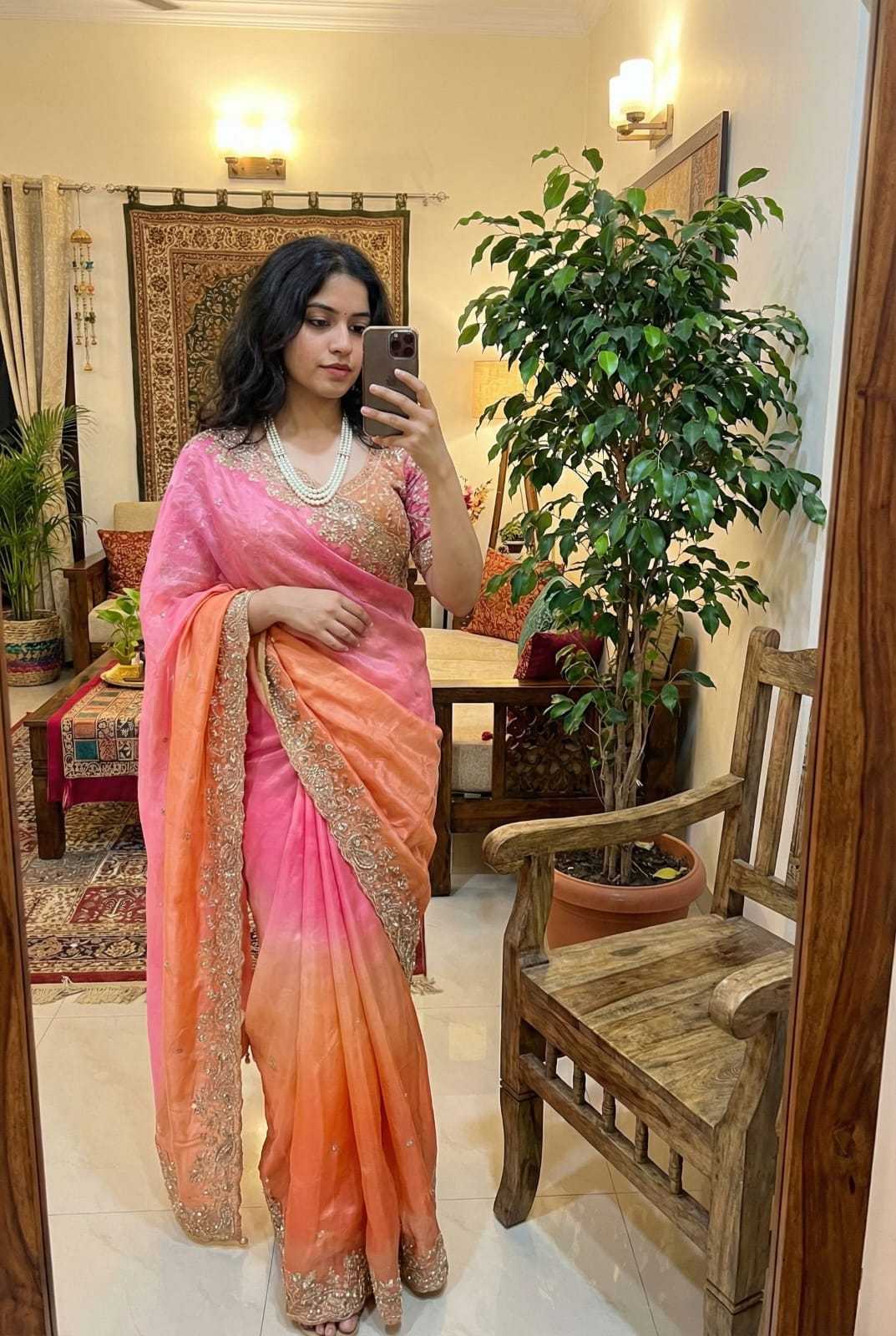 Sinamika Fendy Sequence Saree