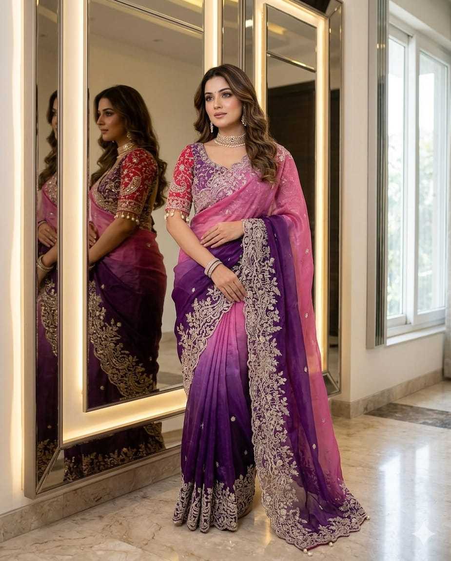 Sinamika Fendy Sequence Saree