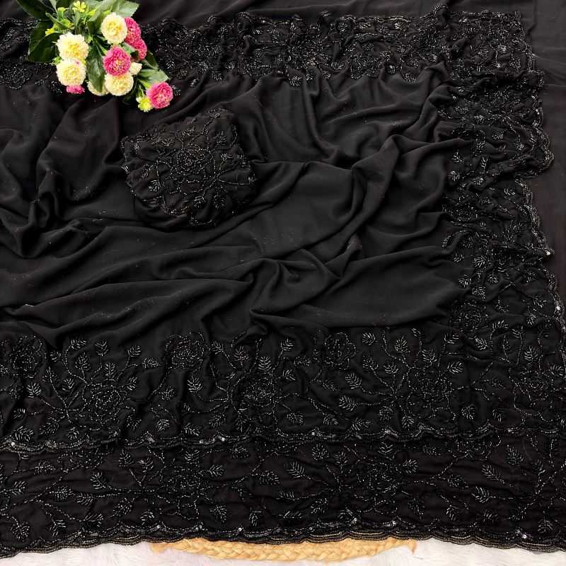Faux Georgette Saree
