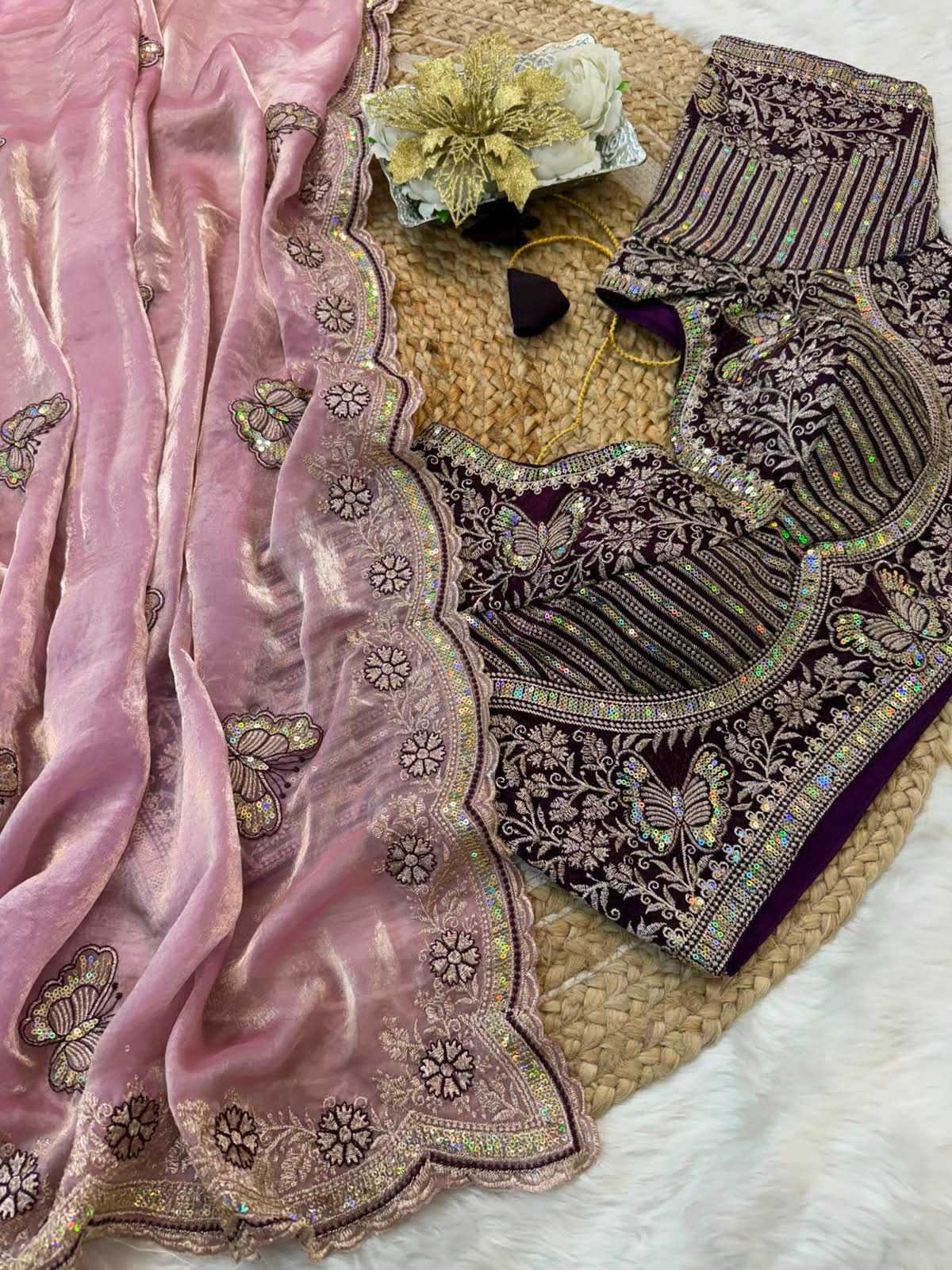 Titali Satin Sequence Saree