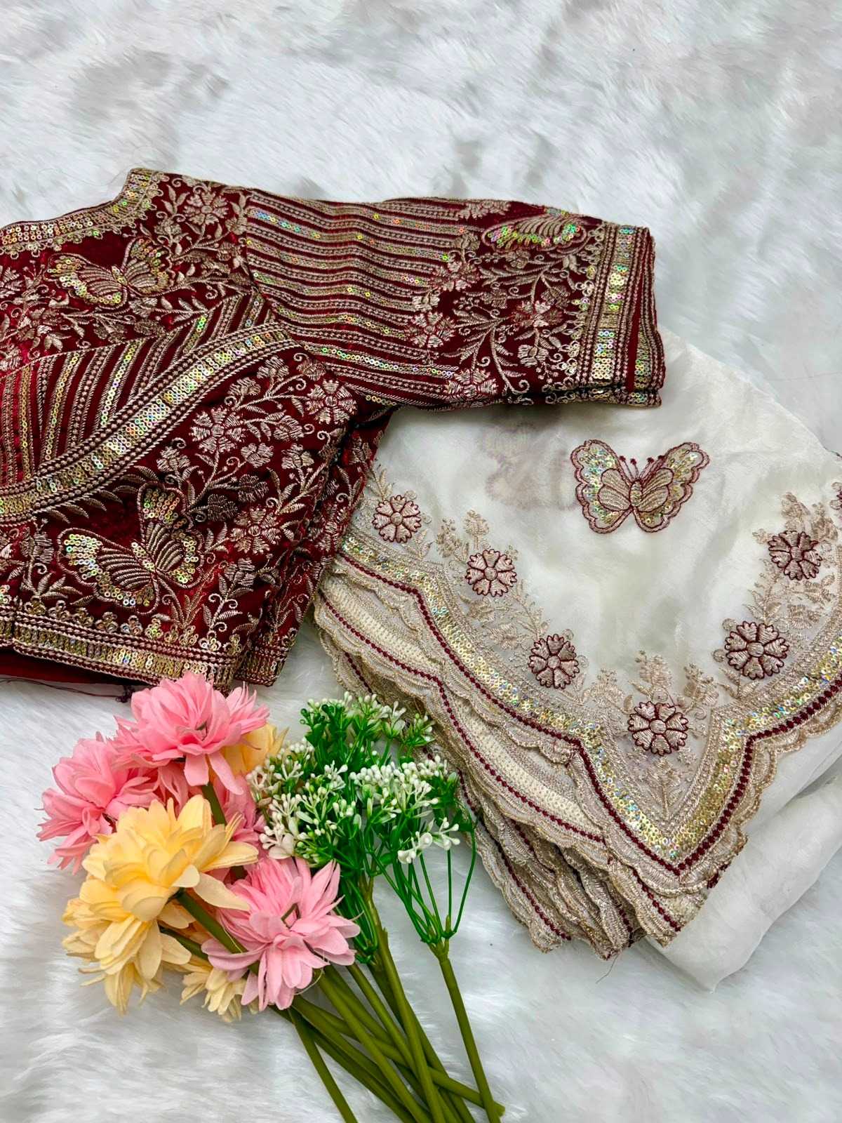Titali Satin Sequence Saree