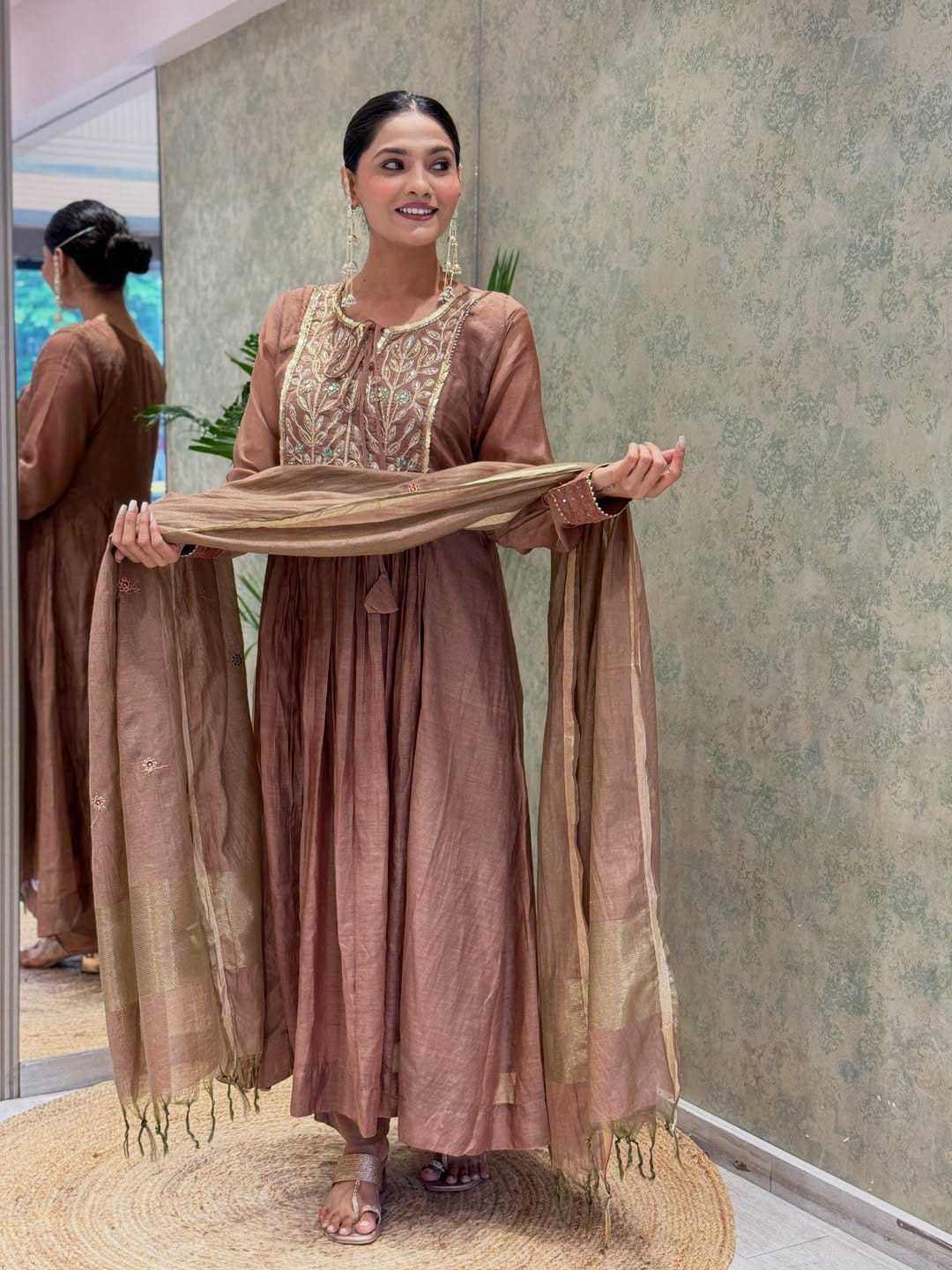 Chanderi Soft Designer Kurti