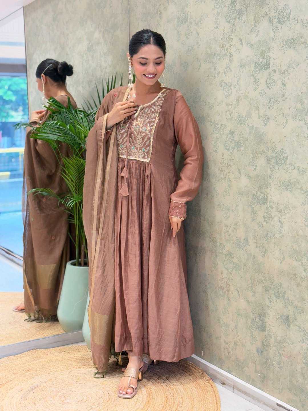 Chanderi Soft Designer Kurti