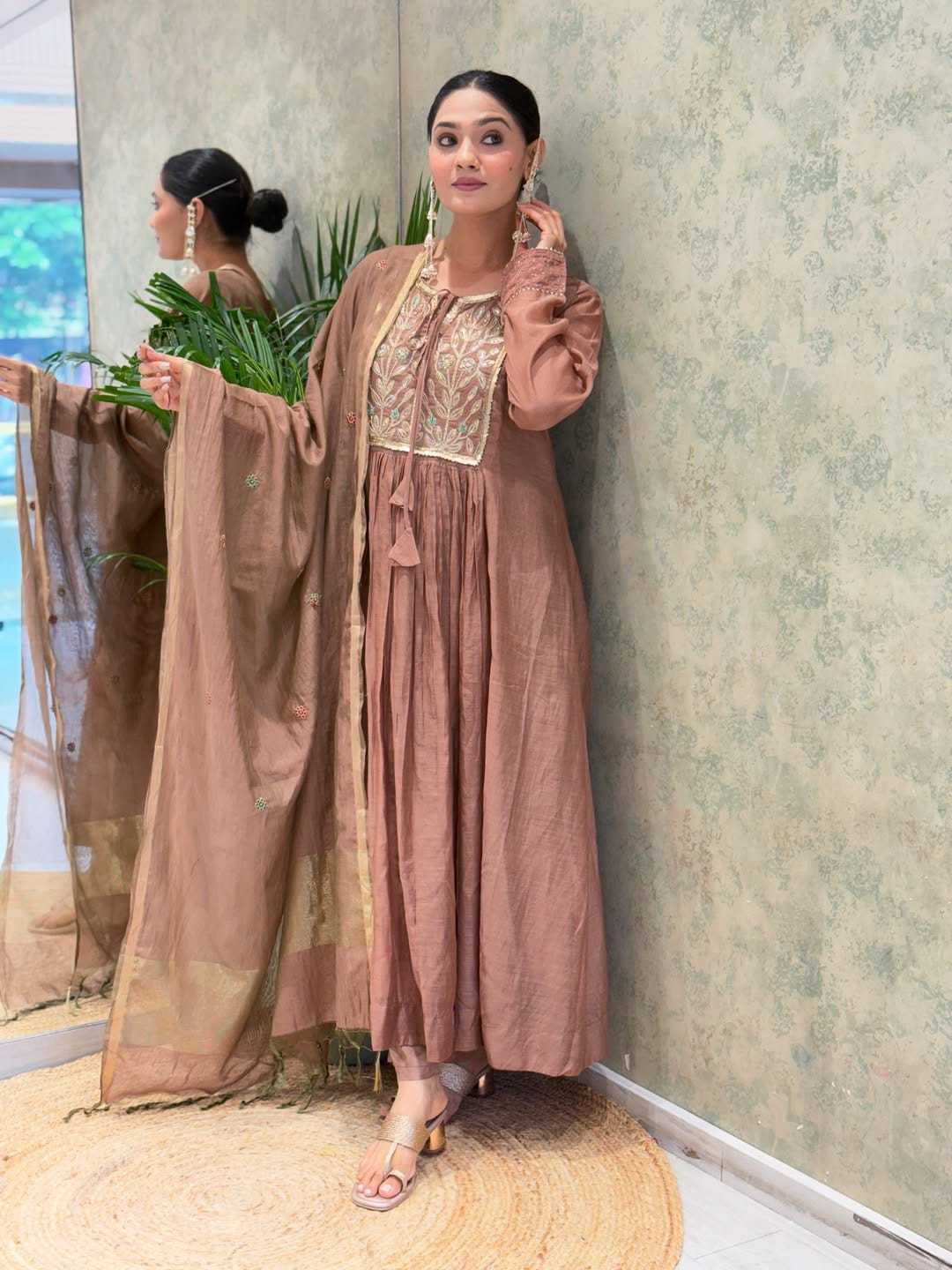 Chanderi Soft Designer Kurti