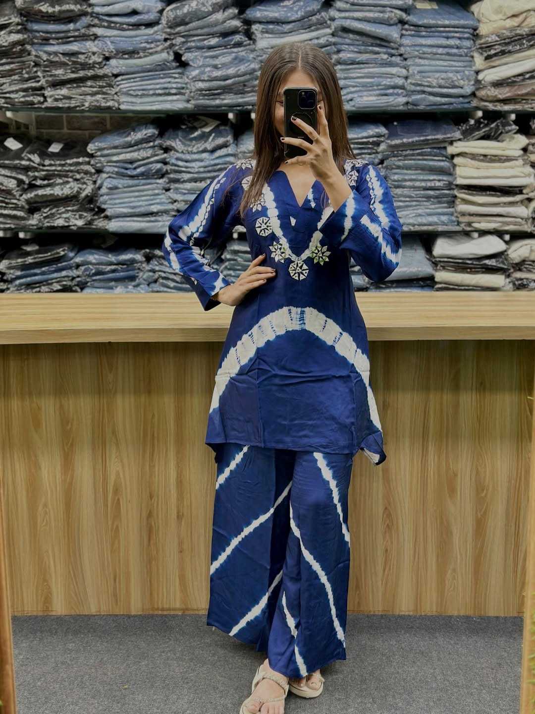 Burberry Silk Co-ord Set