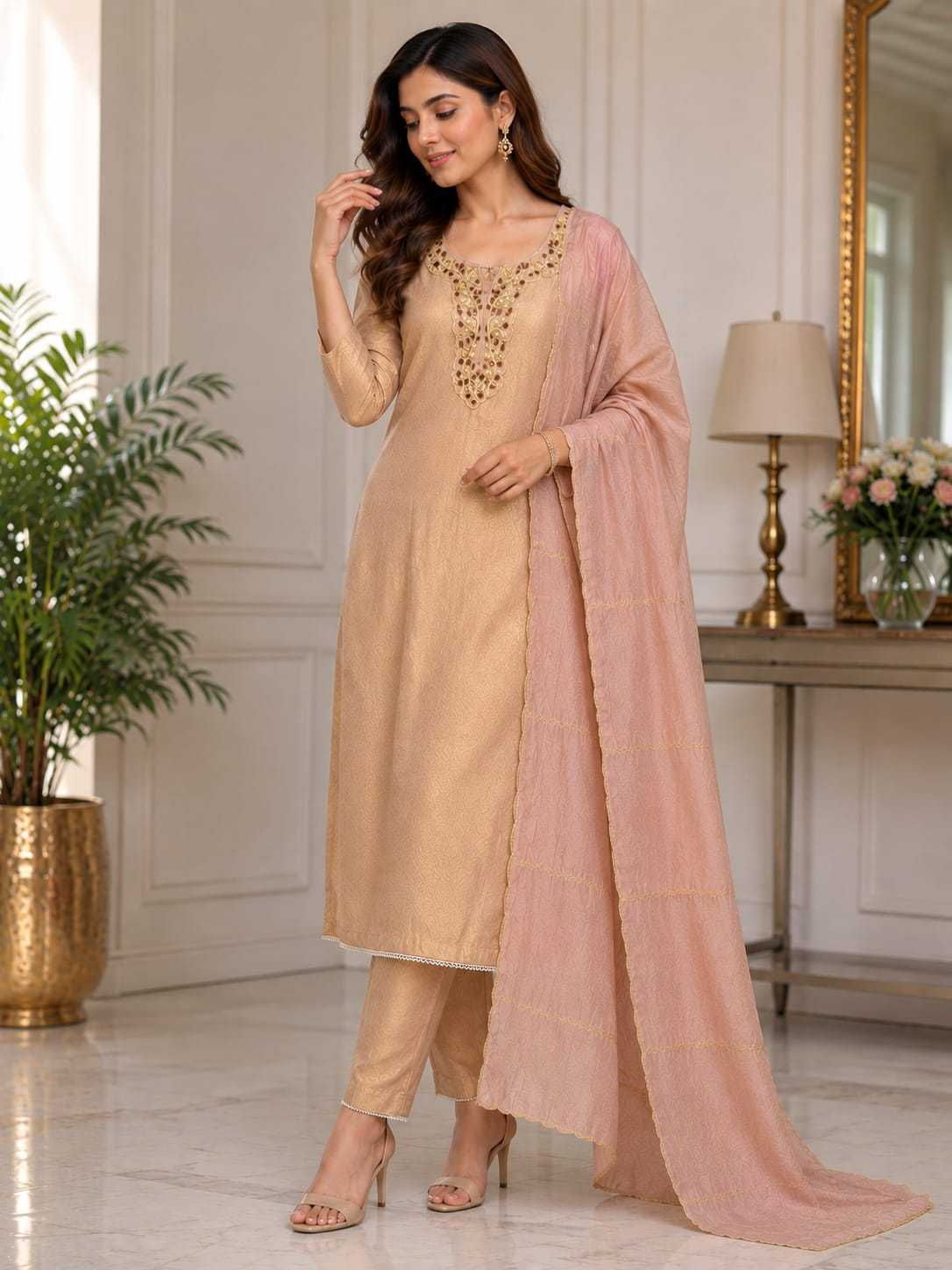 Kanjivaram Silk Designer Kurti