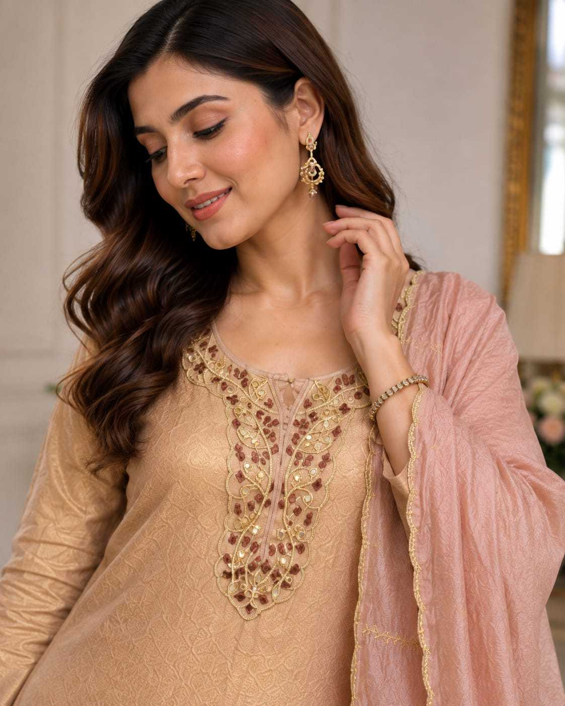 Kanjivaram Silk Designer Kurti