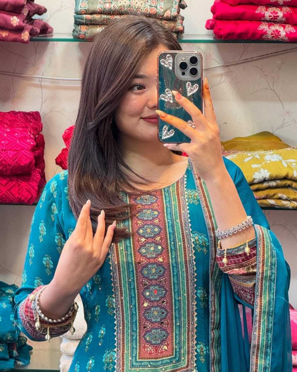 Chinon Anarkali Suit