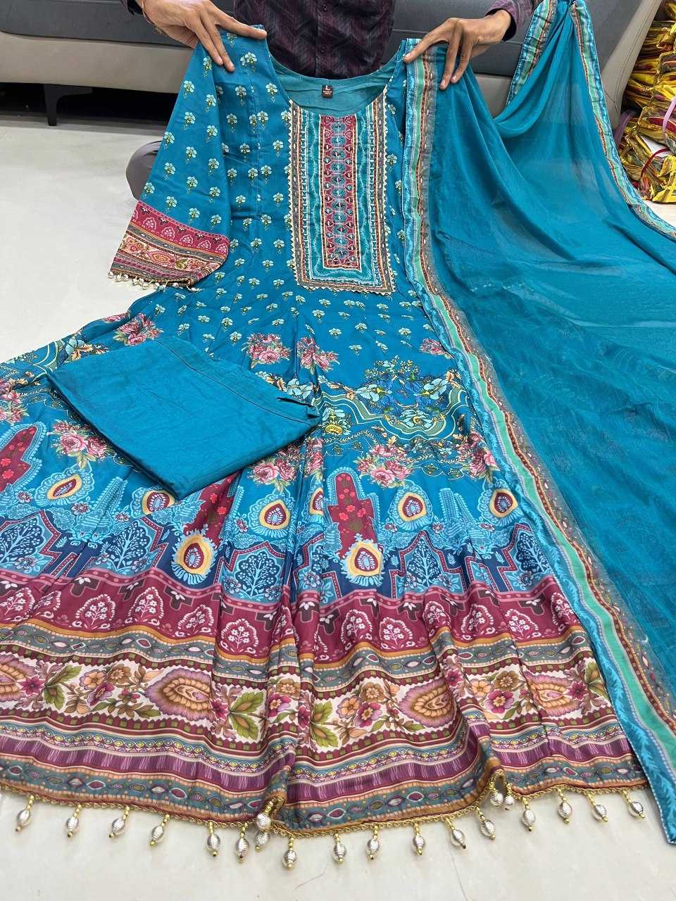 Chinon Anarkali Suit