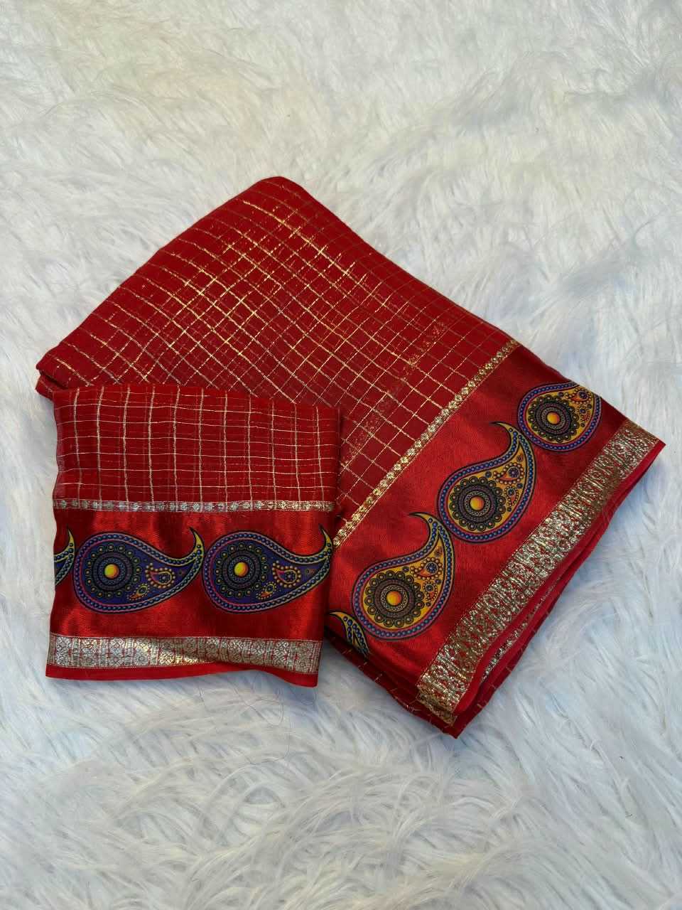 Aaheli Premium Georgette Printed Saree