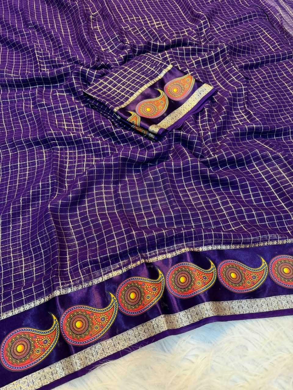 Aaheli Premium Georgette Printed Saree