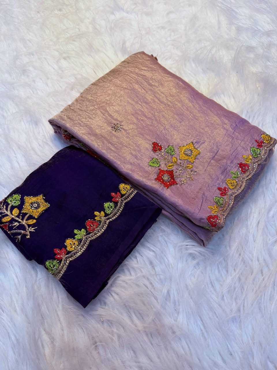 Aanya Satin Work Saree