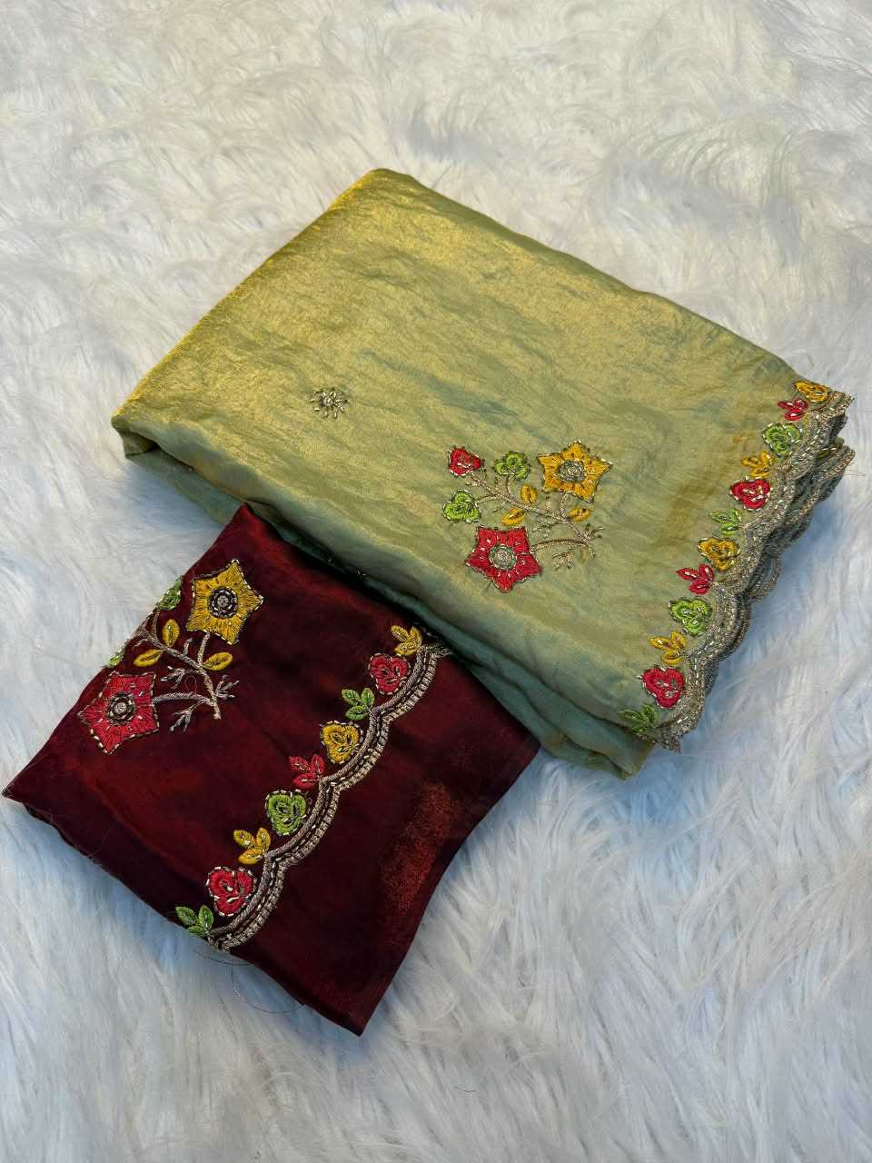 Aanya Satin Work Saree