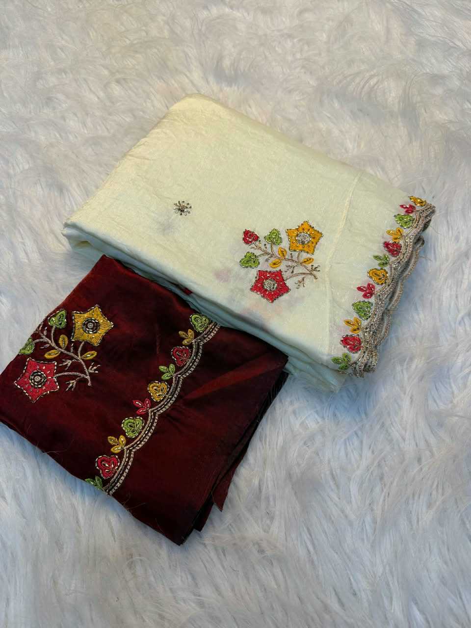 Aanya Satin Work Saree