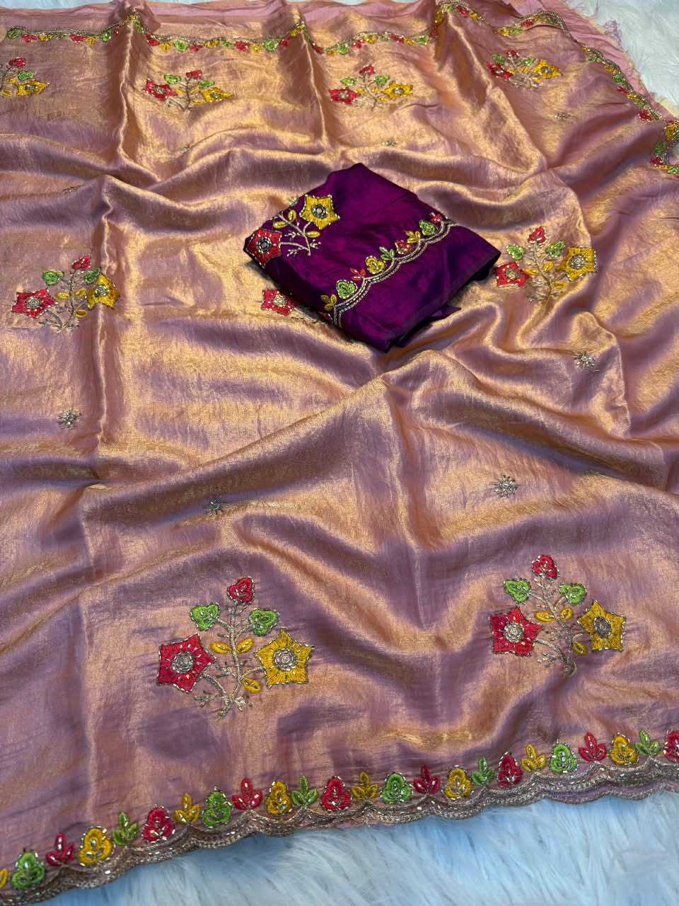 Aanya Satin Work Saree